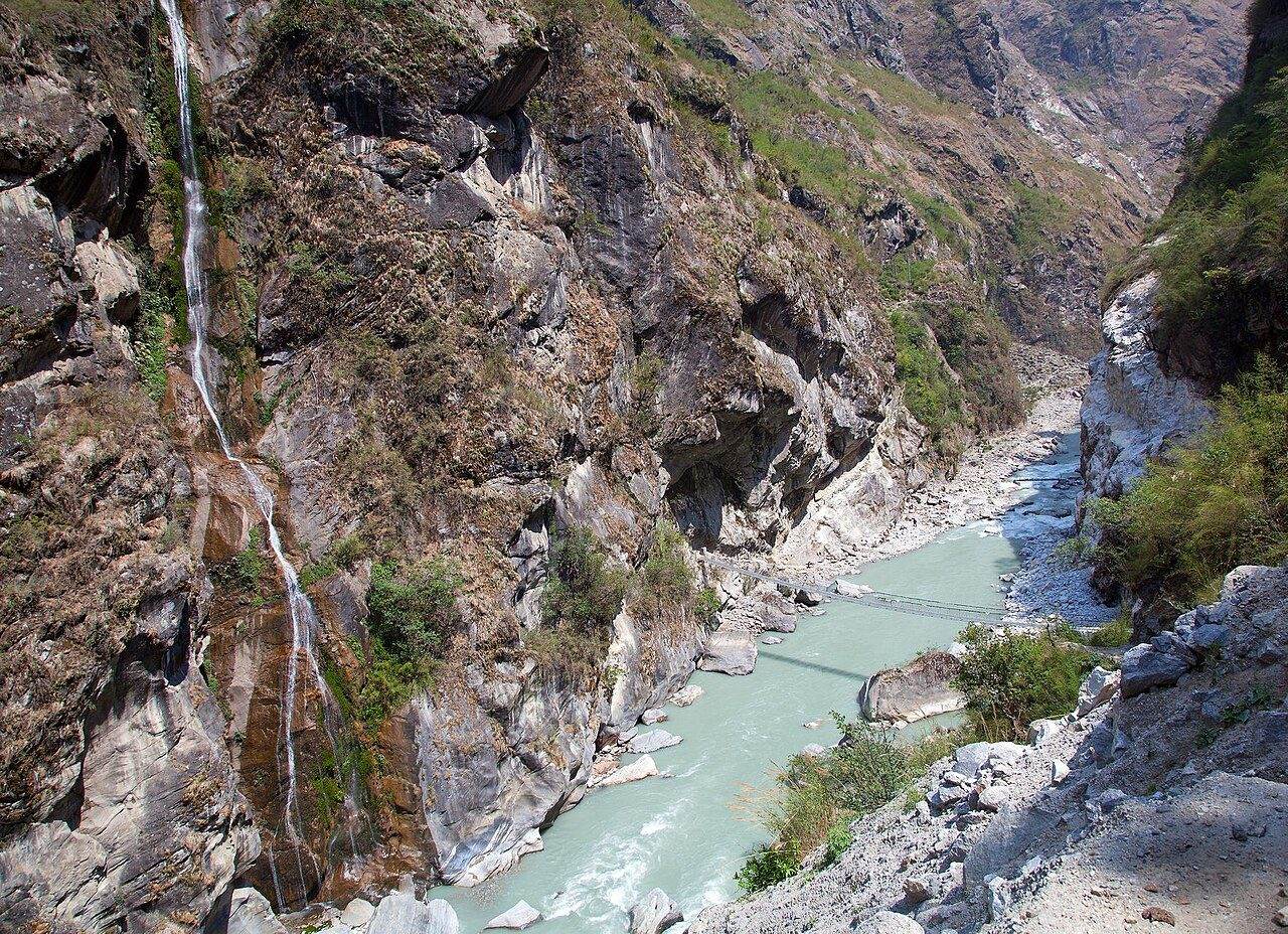 Dharapani on the Annapurna Circuit