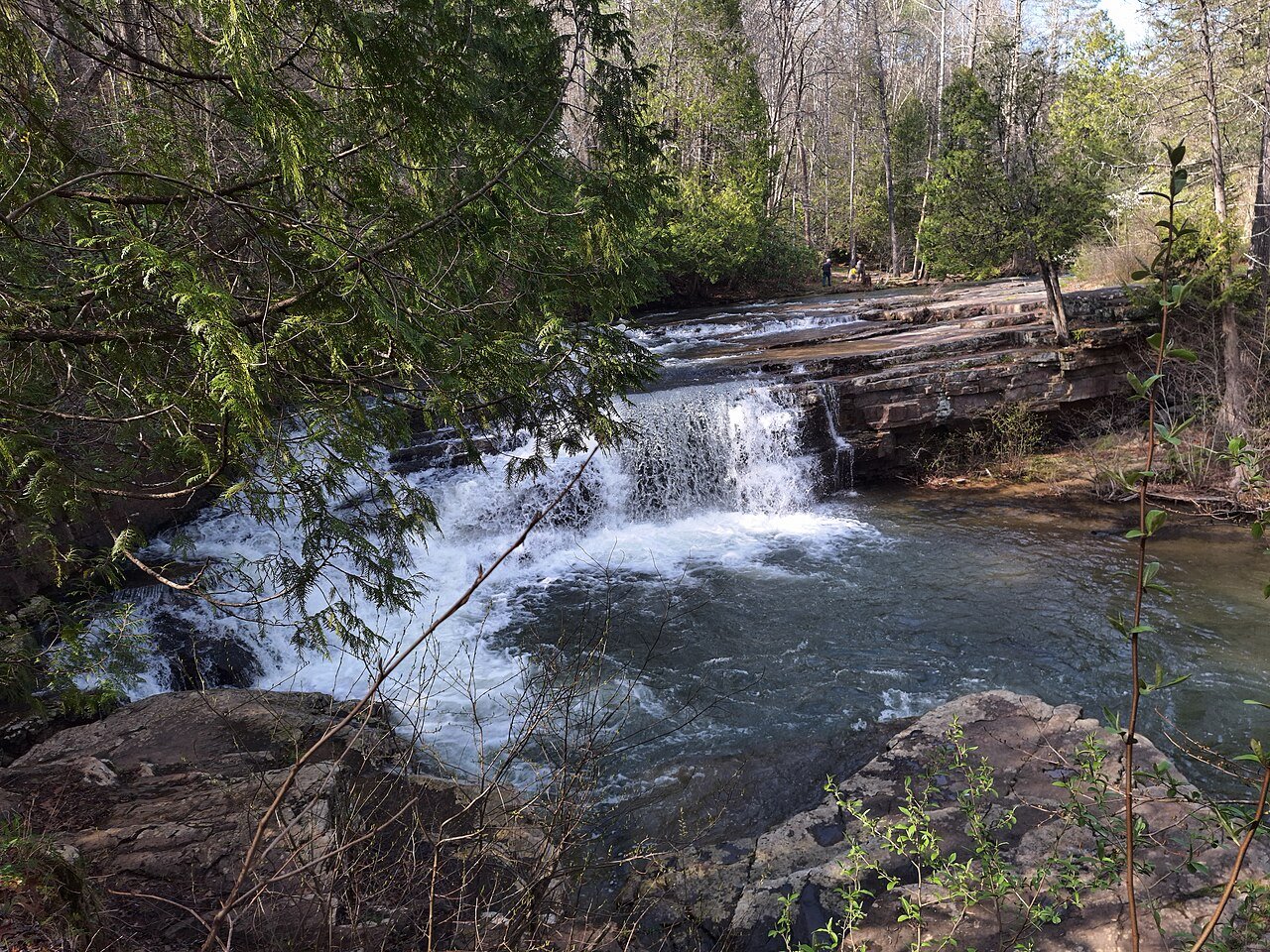 Dismal Falls on the Appalachian Trail
