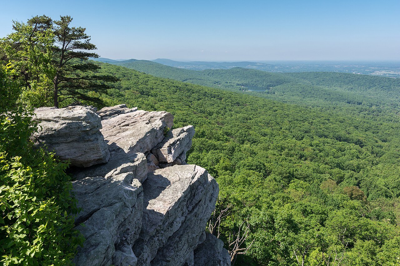 Annapolis Rocks on the Appalachian Trail