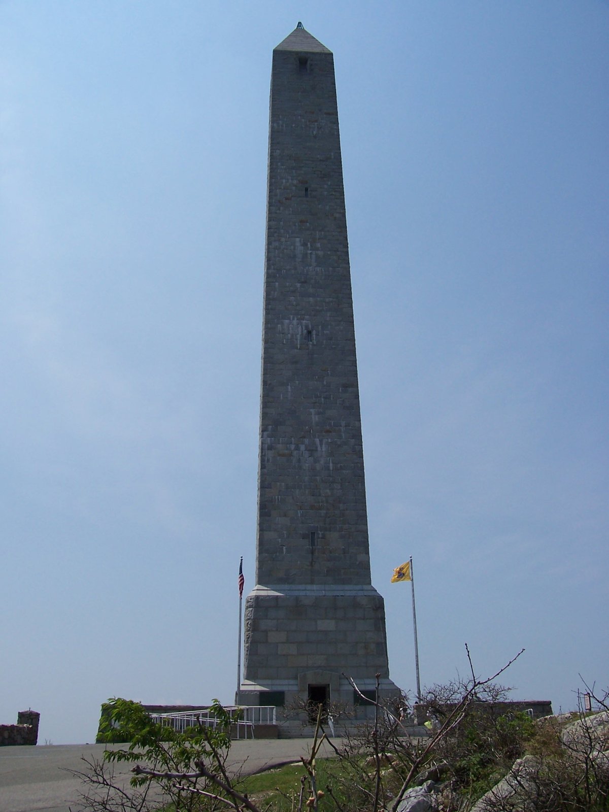 High Point Monument on the Appalachian Trail