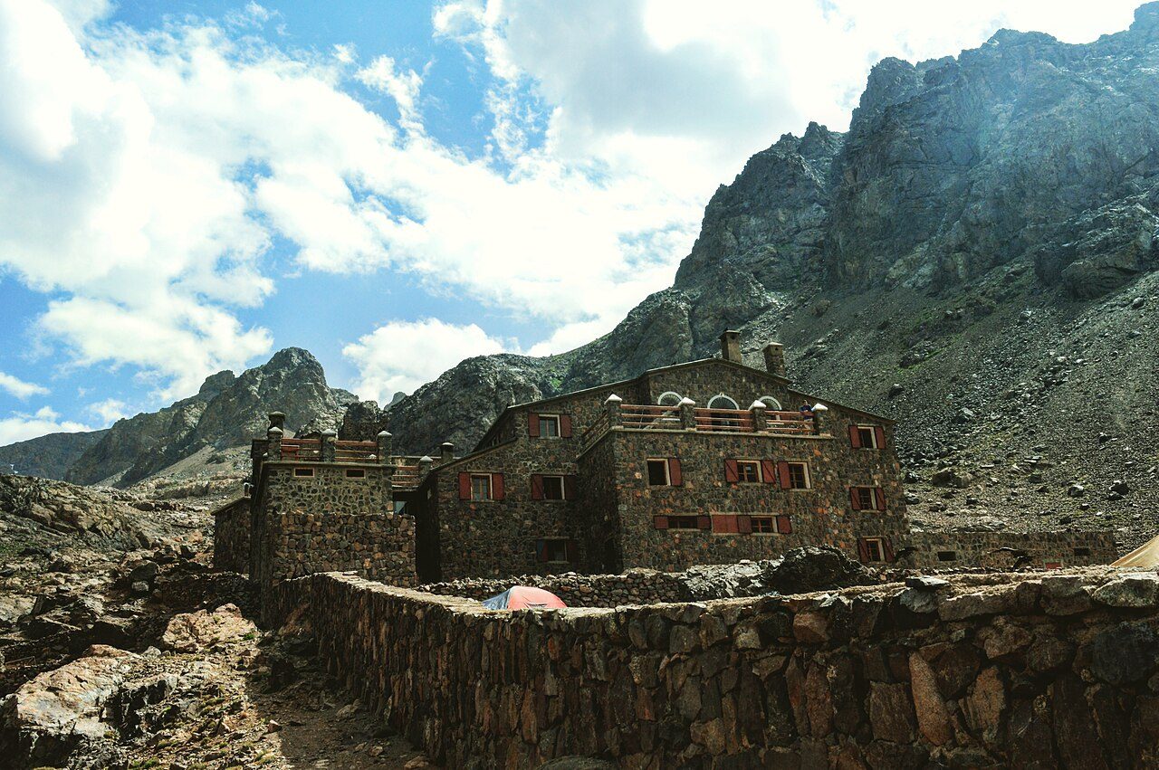 Toubkal Refuge on the High Atlas Traverse