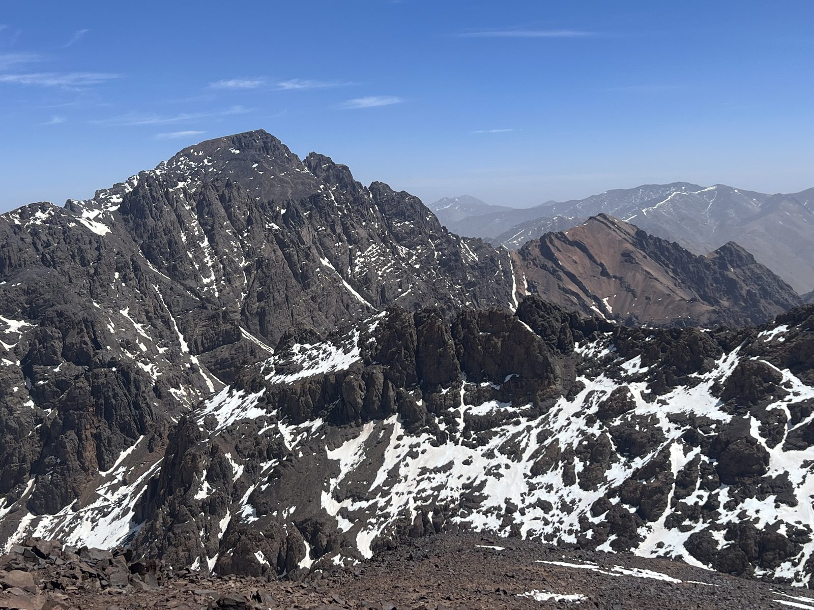 Jbel Toubkal on the High Atlas Traverse