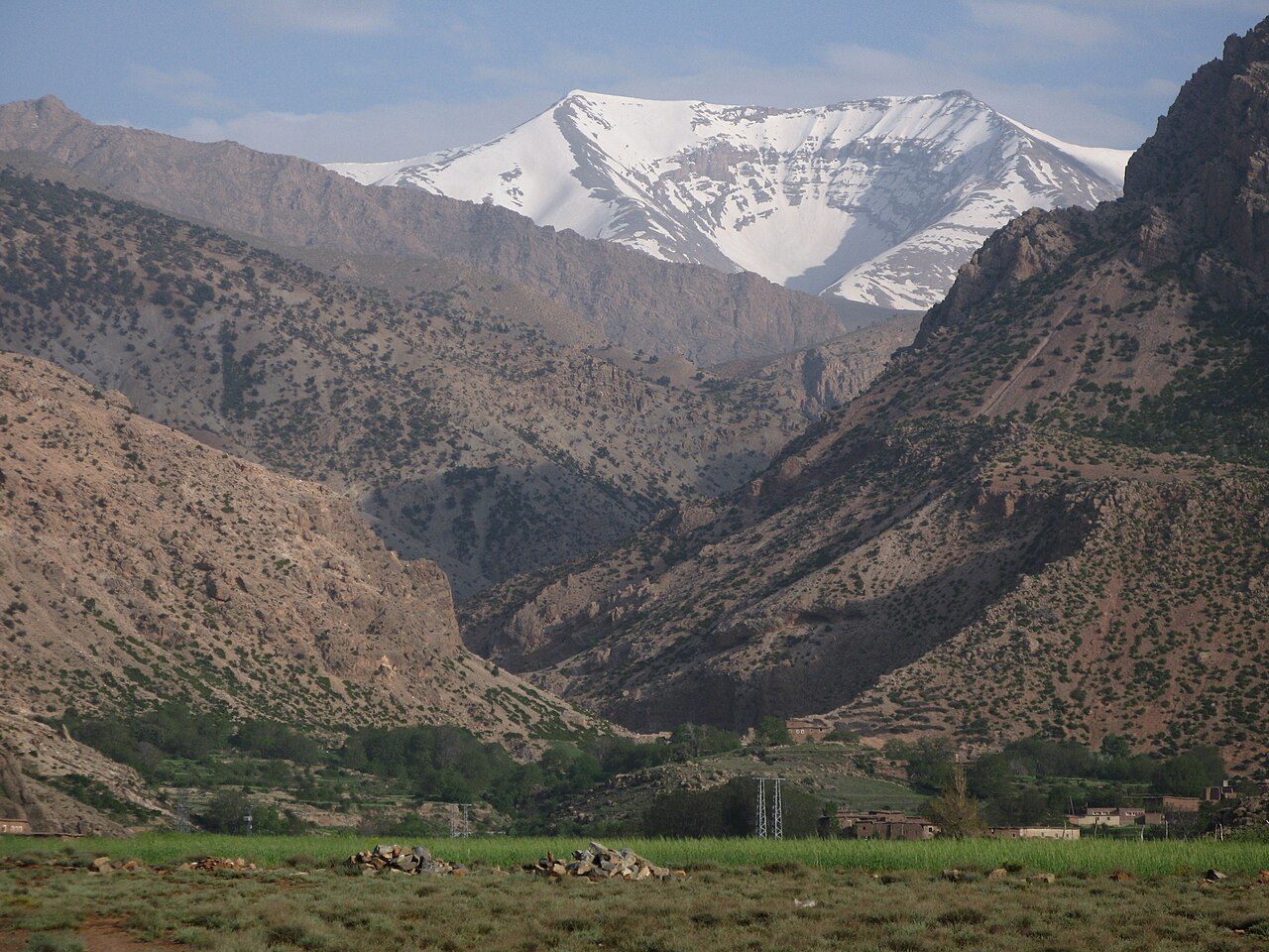 Ighil M'Goun on the High Atlas Traverse