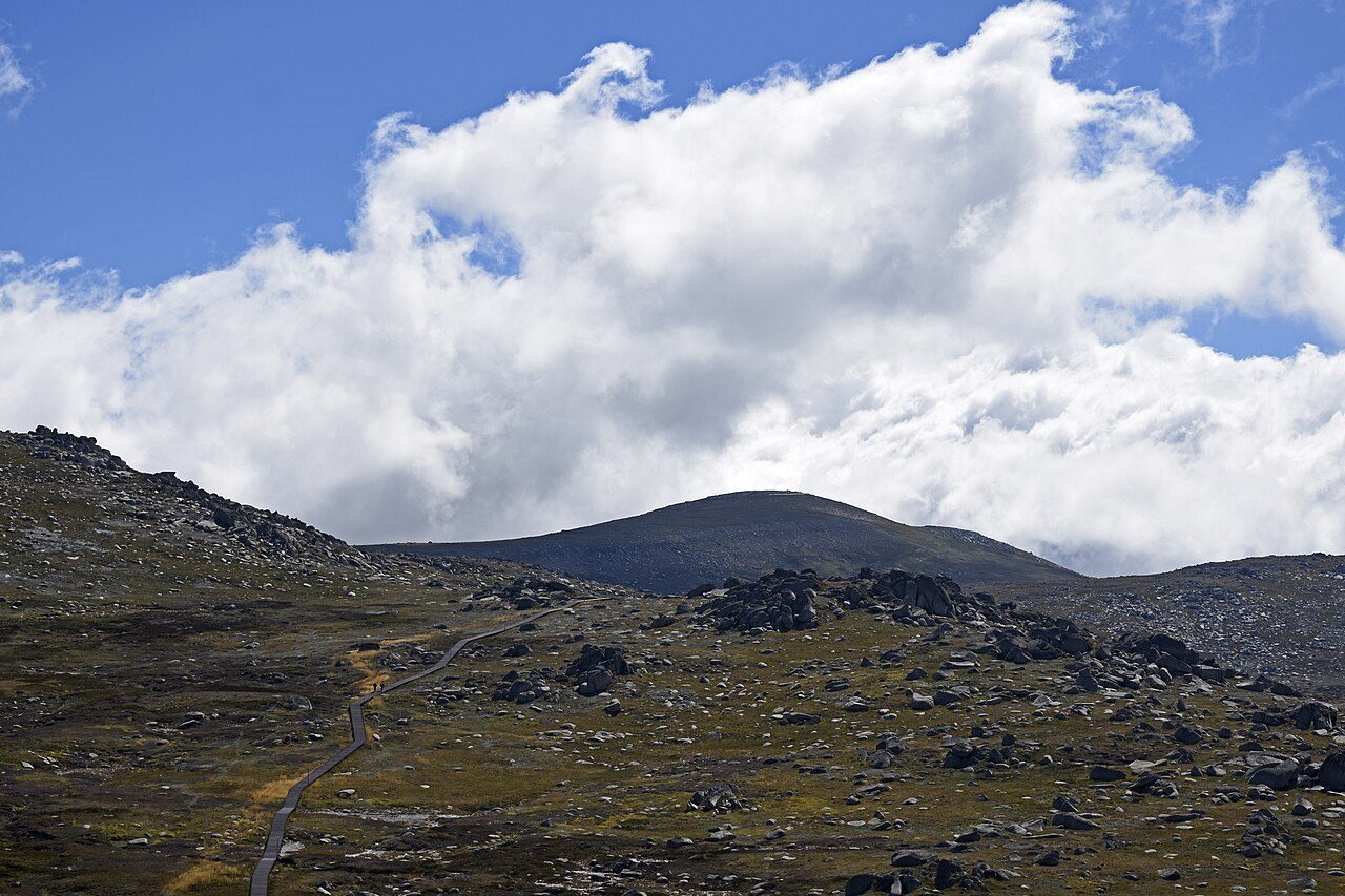 Mount Kosciuszko on the Australian Alps Walking Track