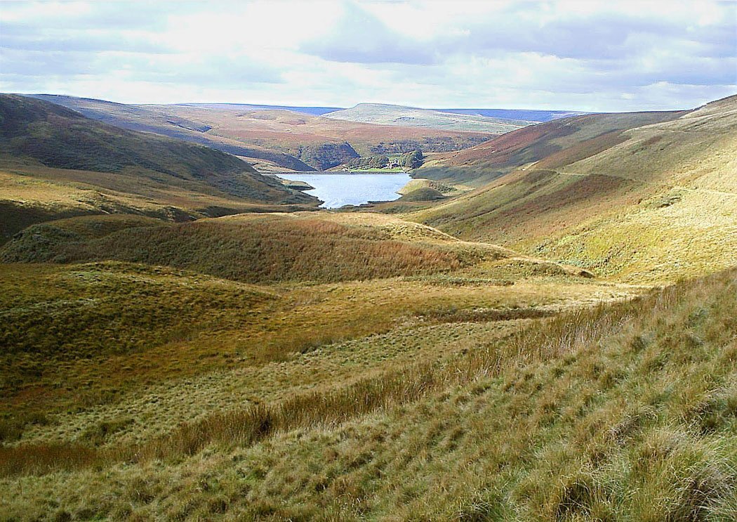 Edale, Start of the Pennine Way on the Length of Britain