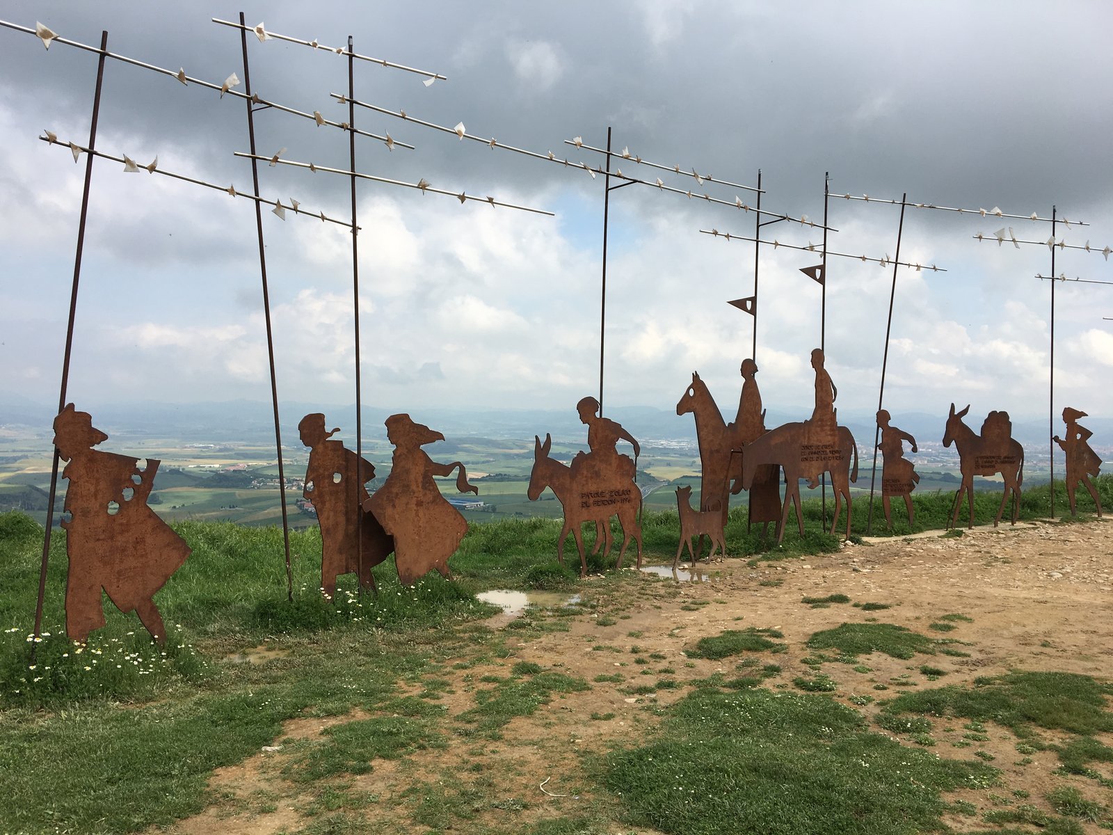 Alto del Perdón on the Camino de Santiago