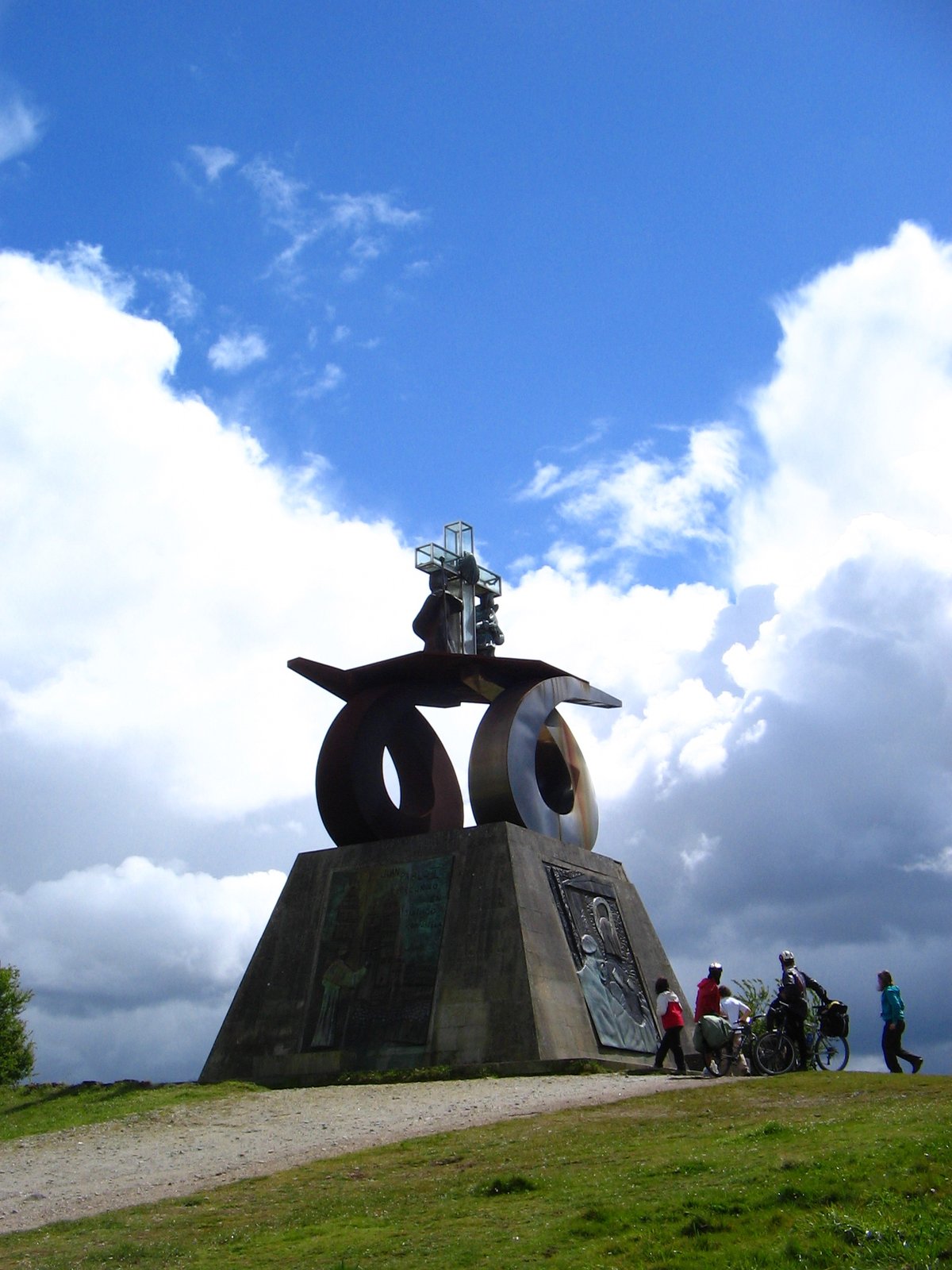 Monte do Gozo on the Camino de Santiago
