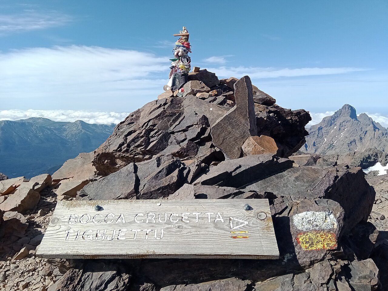 Pointe des Éboulis on GR20