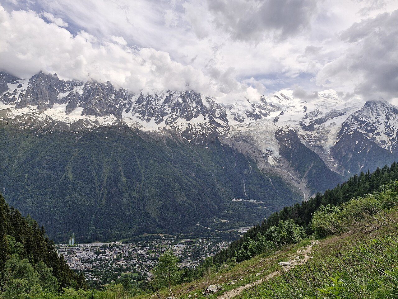 Chamonix on the Walker's Haute Route