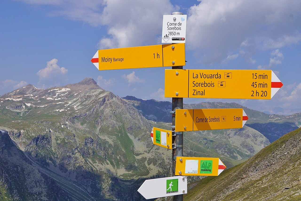 Col de Sorebois on the Walker's Haute Route
