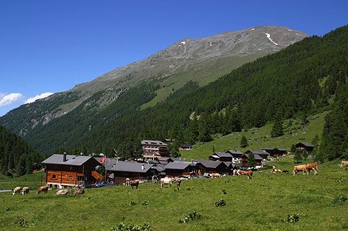 Gruben on the Walker's Haute Route