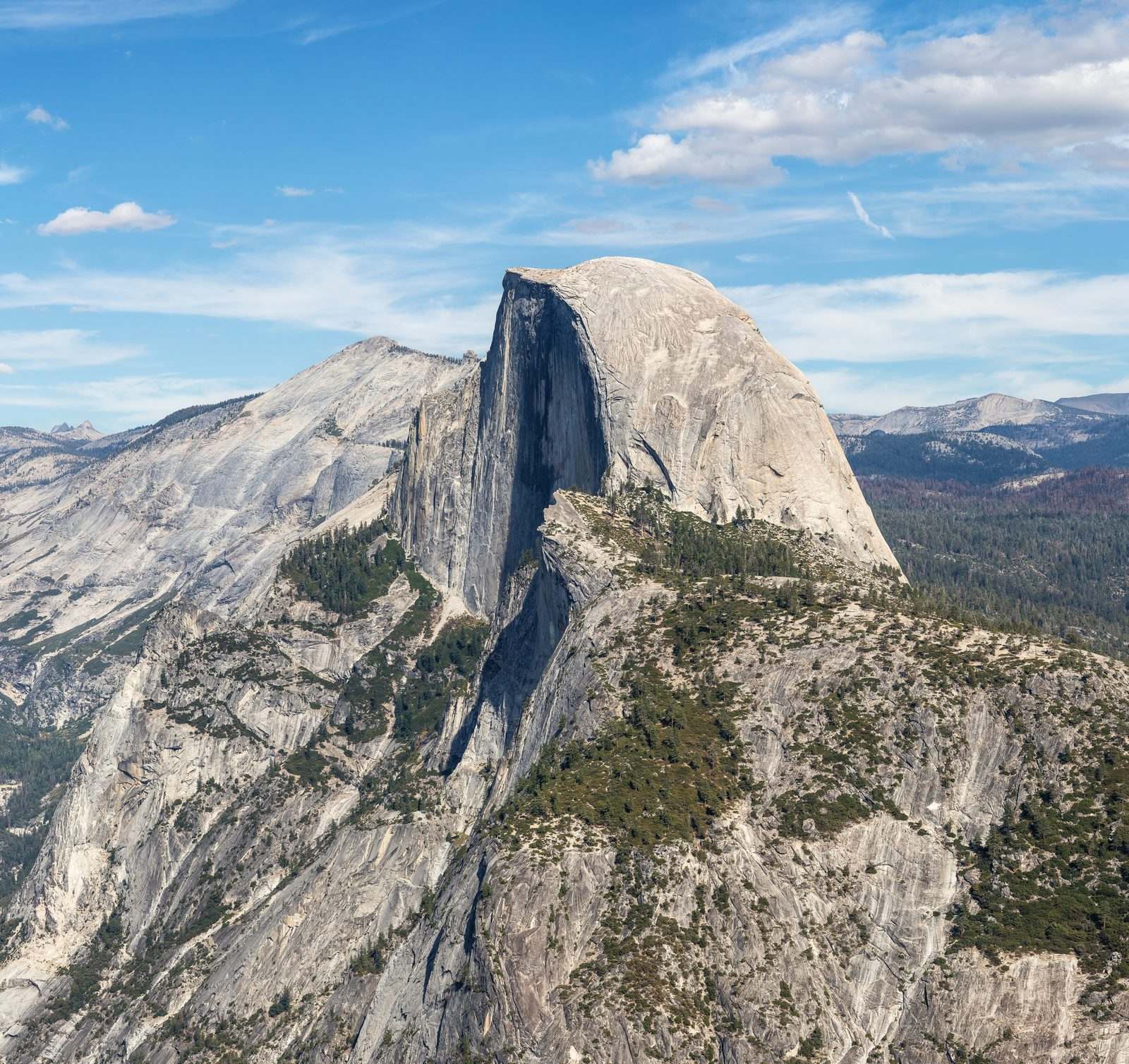 Half Dome on the John Muir Trail