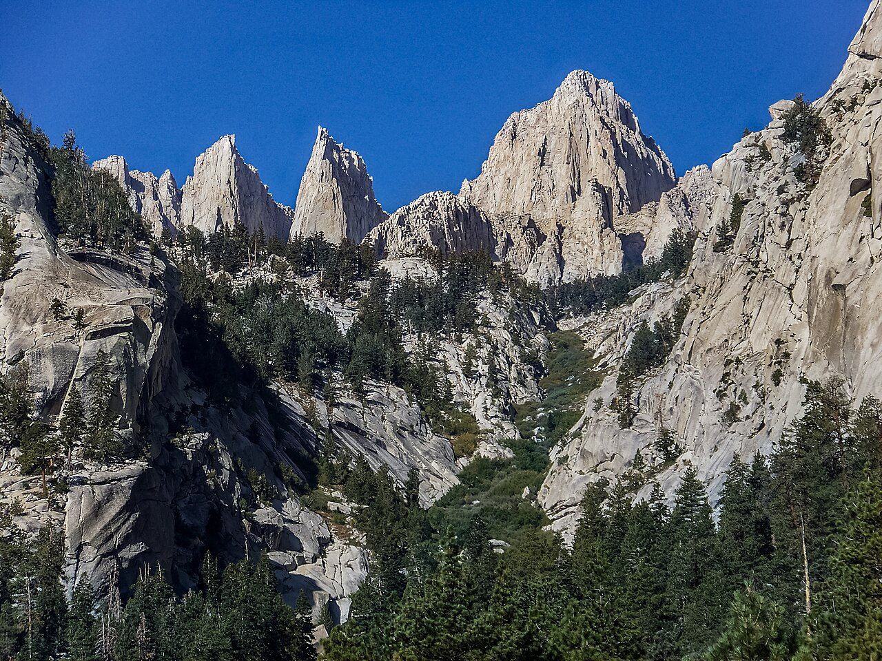 Mount Whitney on the John Muir Trail