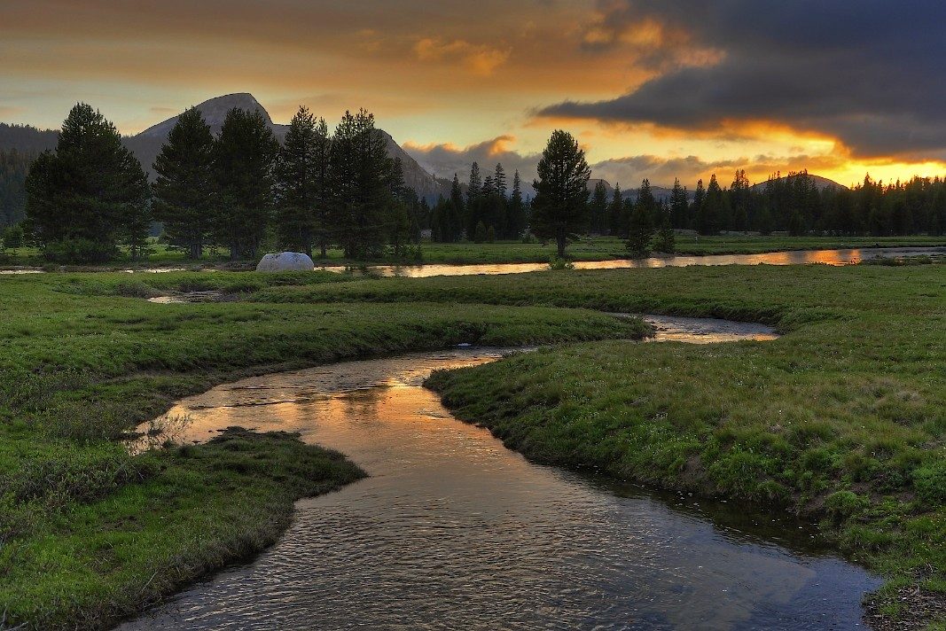 Tuolumne Meadows on the John Muir Trail