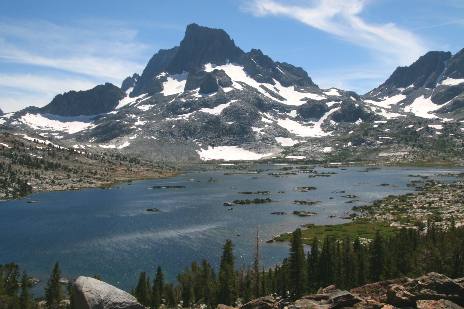 Thousand Island Lake on the John Muir Trail