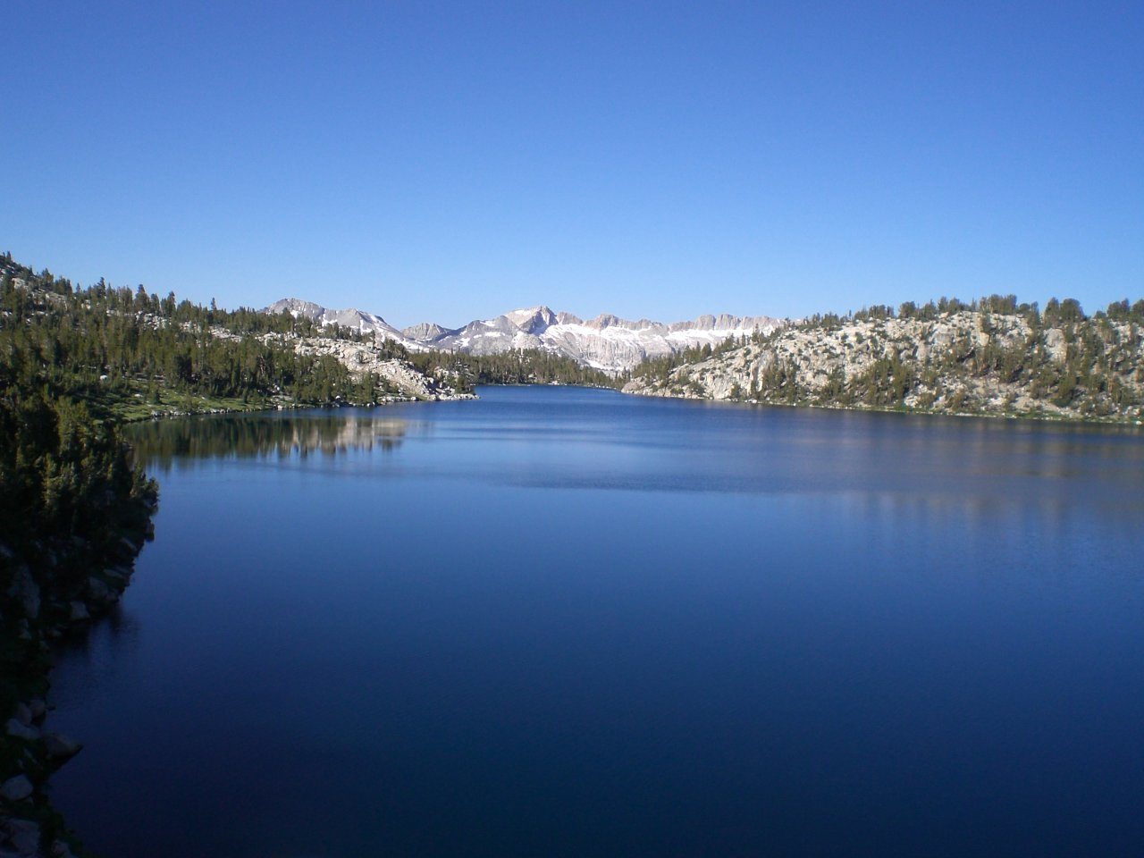 Lake Virginia on the John Muir Trail