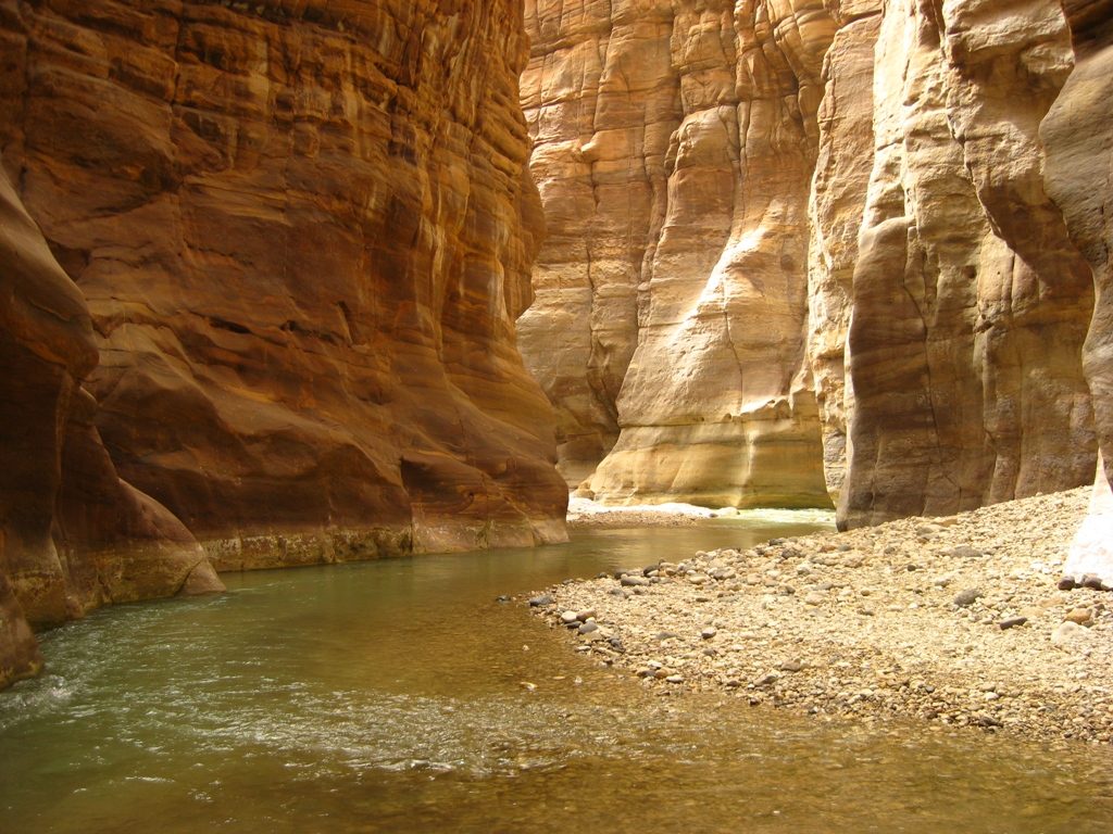 Wadi Mujib on the Jordan Trail