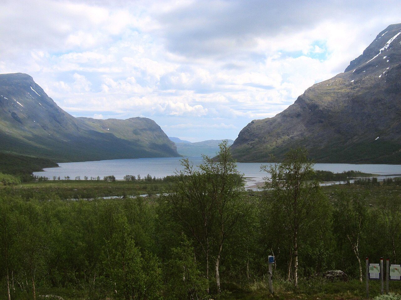 Kaitumjaure on Kungsleden (The King's Trail)