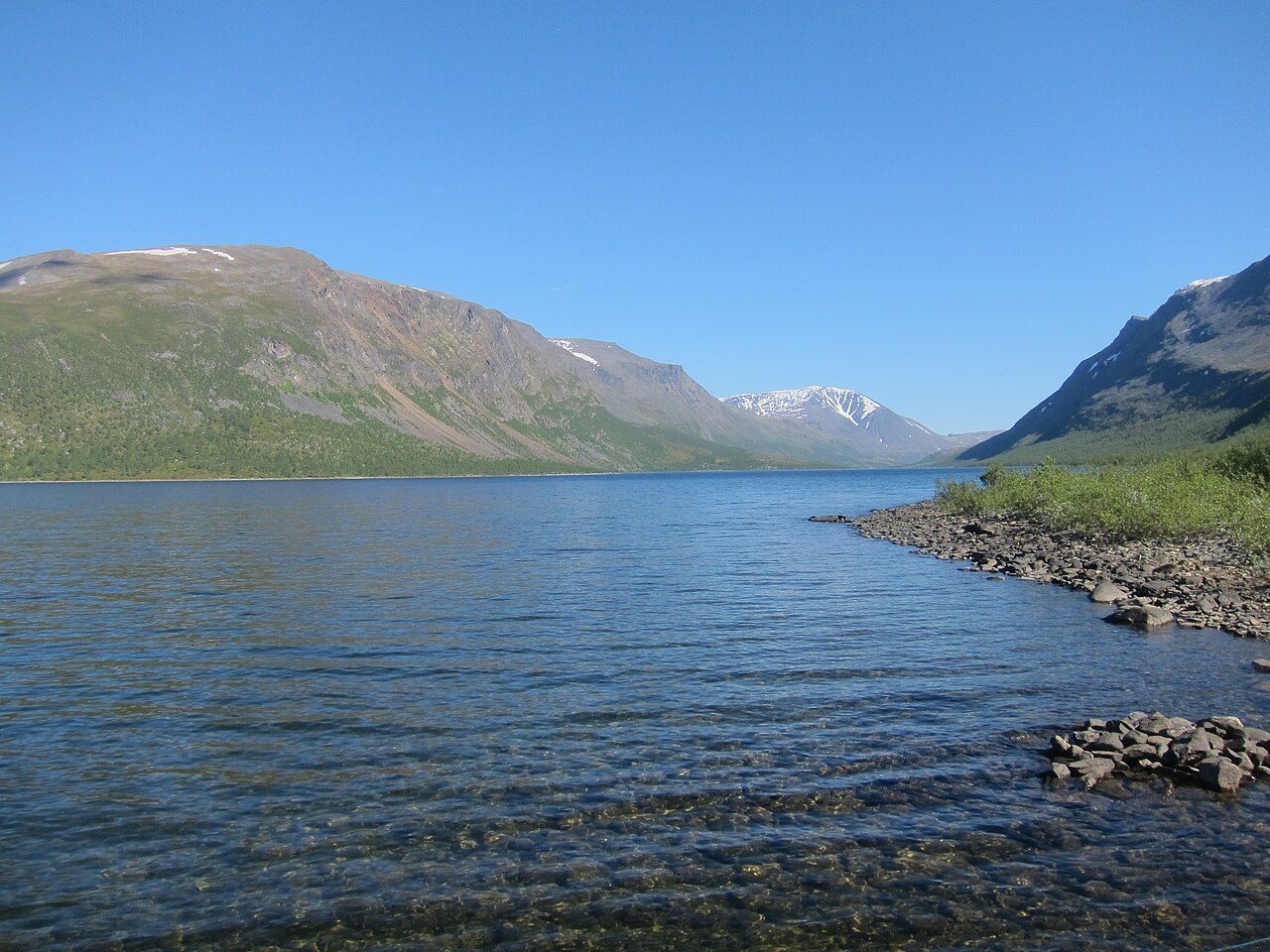 Teusajaure on Kungsleden (The King's Trail)