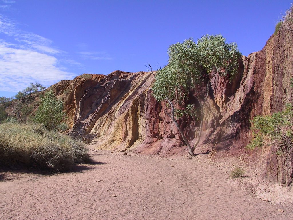 The Ochre Pits on the Larapinta Trail
