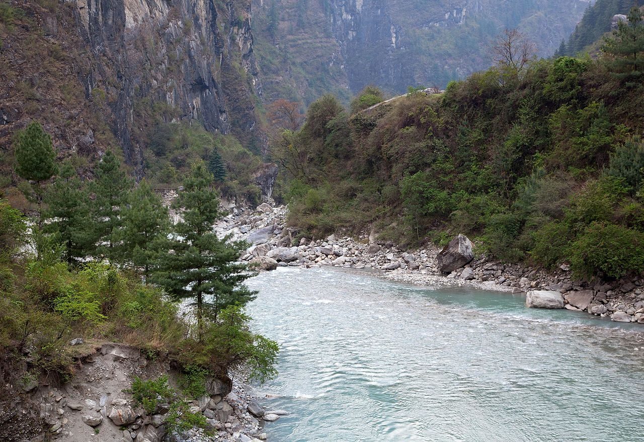 Dharapani on the Manaslu Circuit