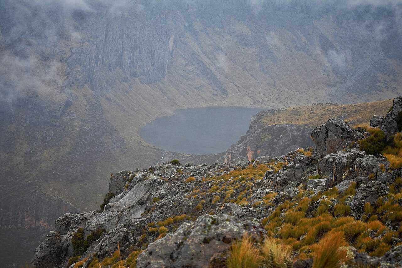 Lake Michaelson on Mount Kenya (Chogoria Route)