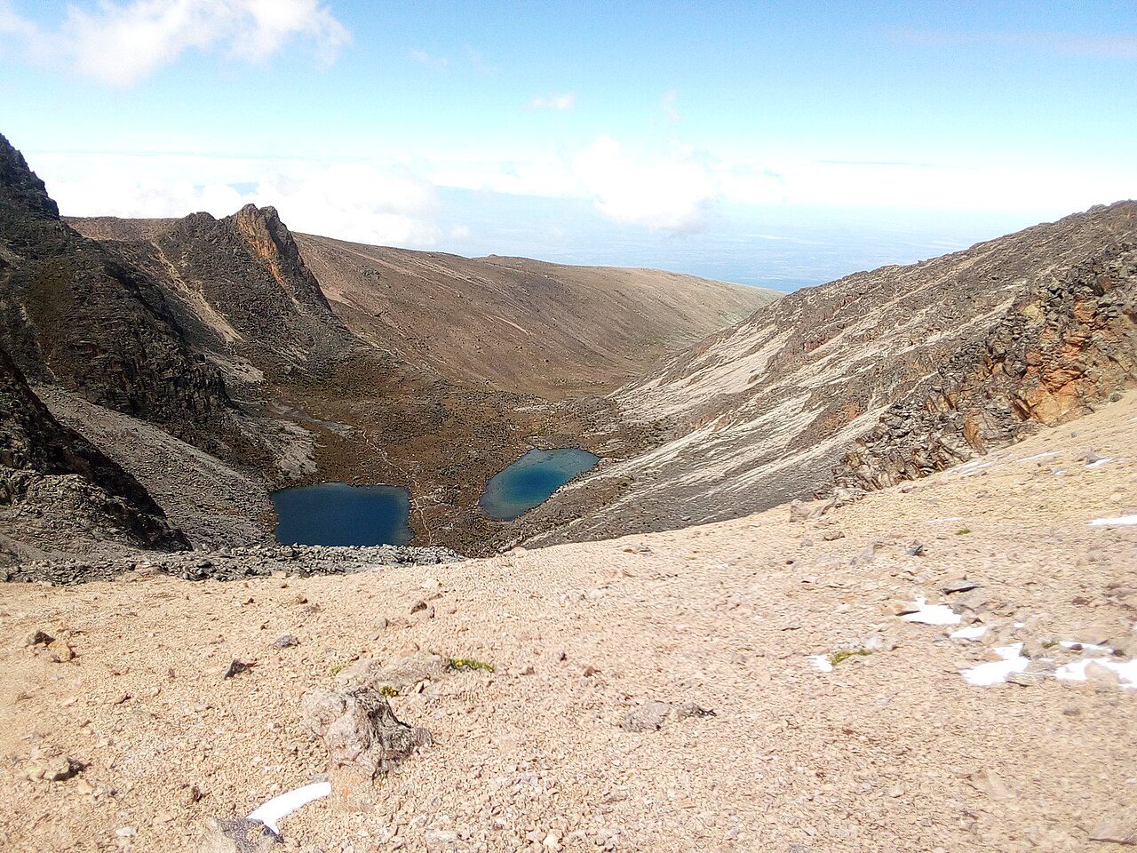 Simba Tarn on Mount Kenya (Chogoria Route)
