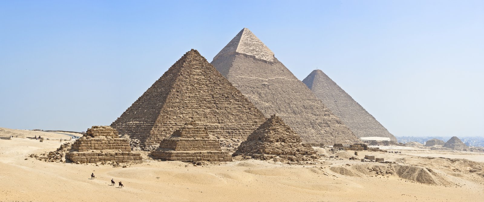Giza Pyramids on Walk the Nile