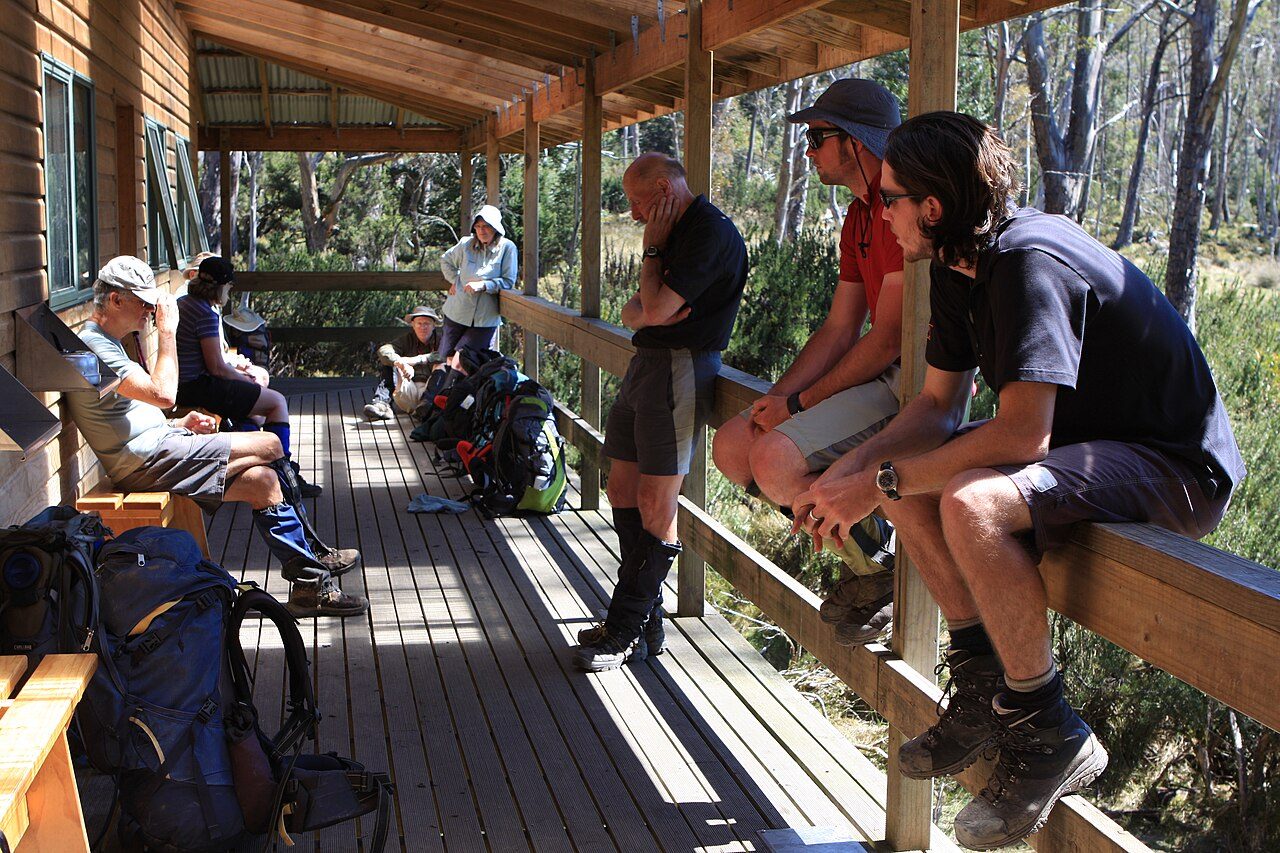 Pelion Hut on the Overland Track