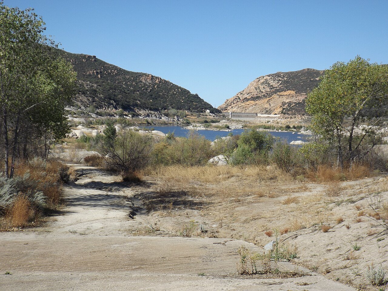 Lake Morena on the Pacific Crest Trail