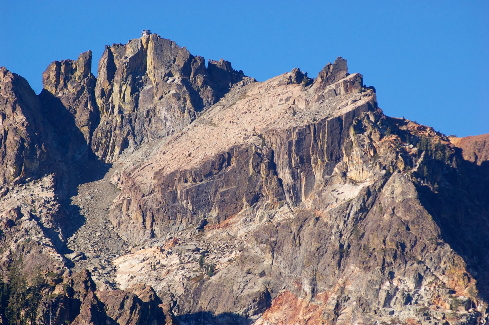 Sierra Buttes and Sierra City on the Pacific Crest Trail