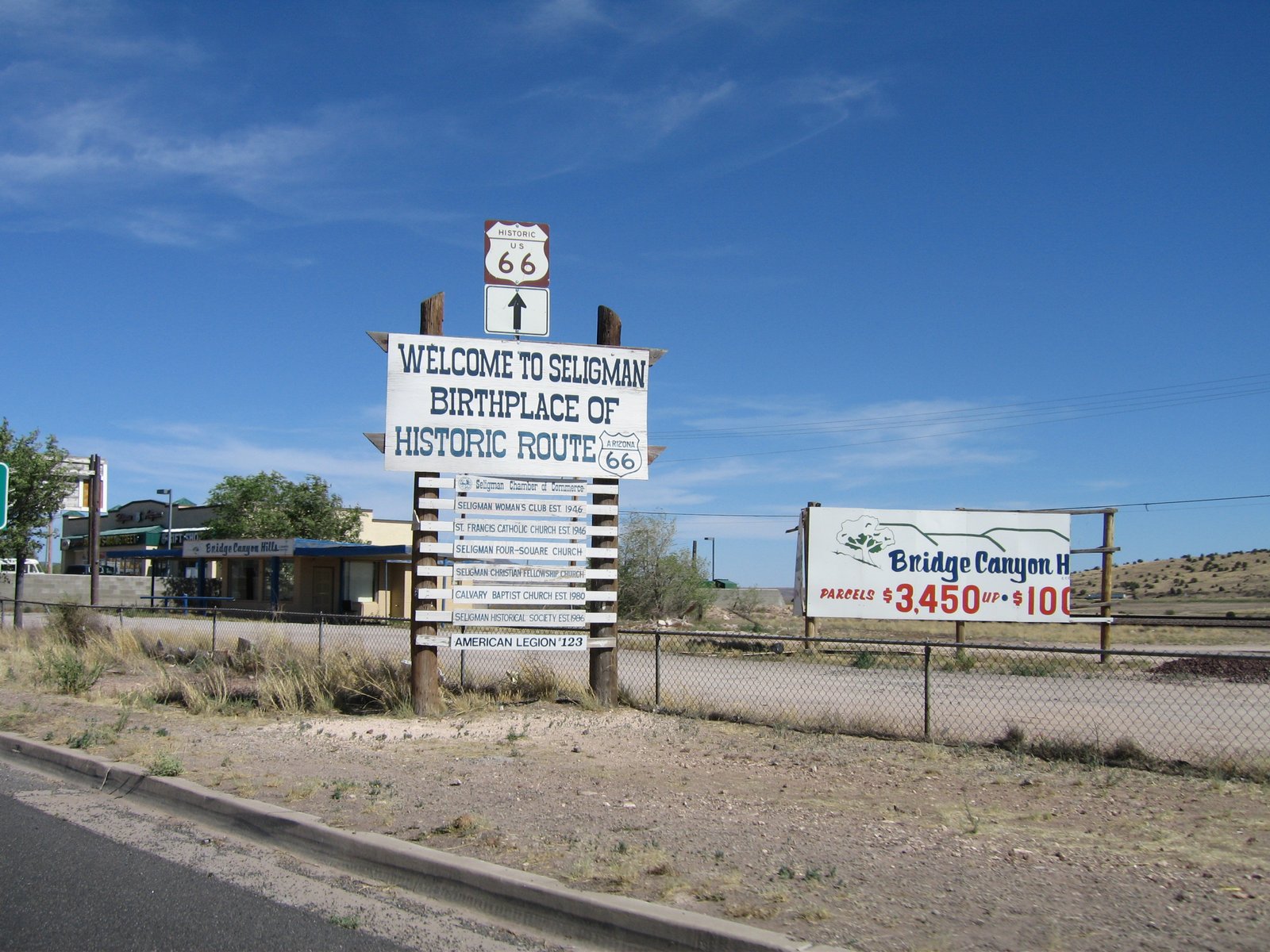 Seligman, Arizona on Route 66