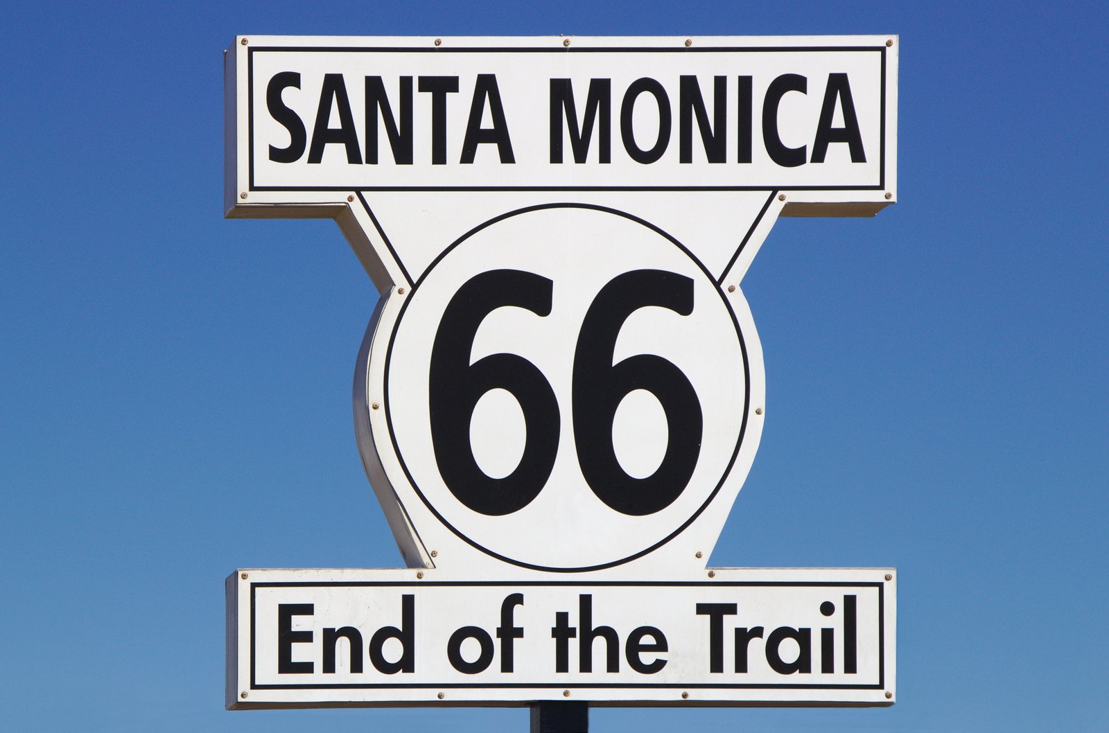 Santa Monica Pier, California on Route 66