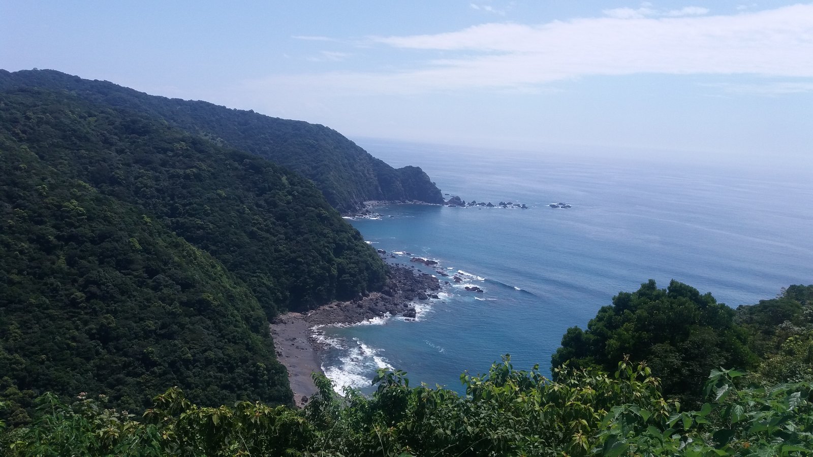 Yokonami Skyline ridge on the Shikoku Pilgrimage