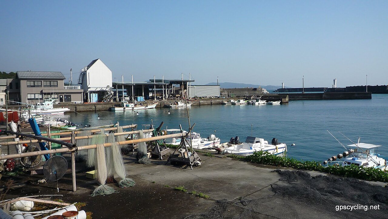 Tosashimizu harbour on the Shikoku Pilgrimage