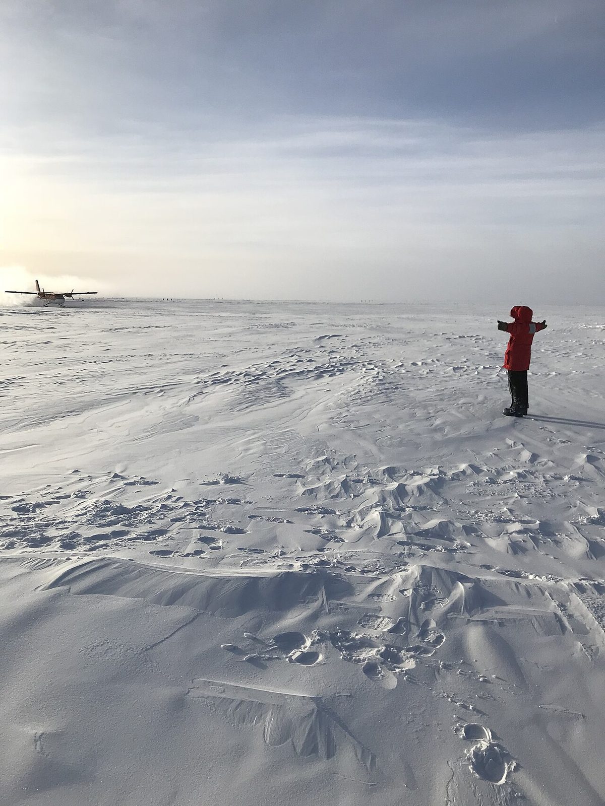 The Featureless Horizon on Last Degree to the South Pole