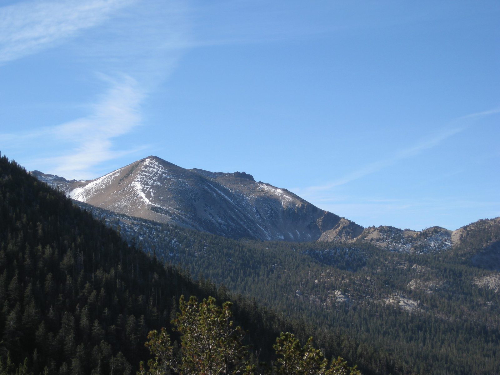 Freel Peak on the Tahoe Rim Trail
