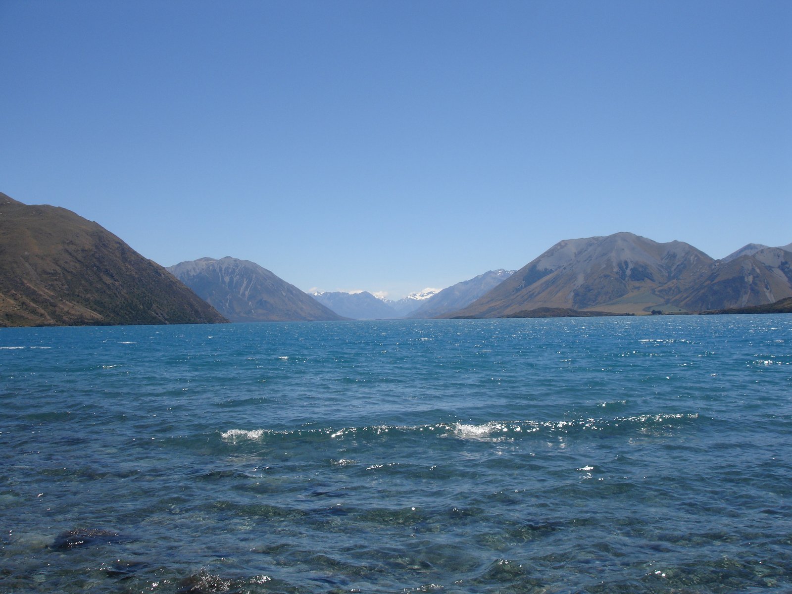 Lake Coleridge on Te Araroa
