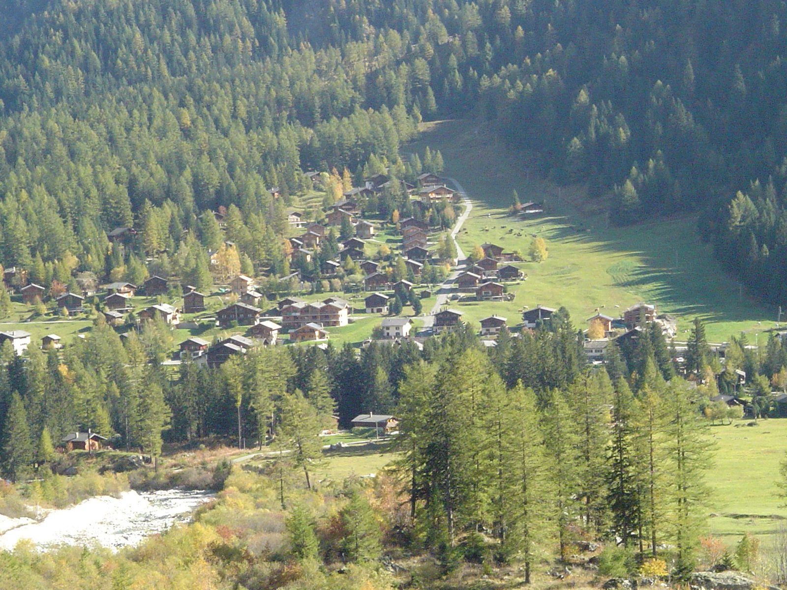 La Fouly on the Tour du Mont Blanc
