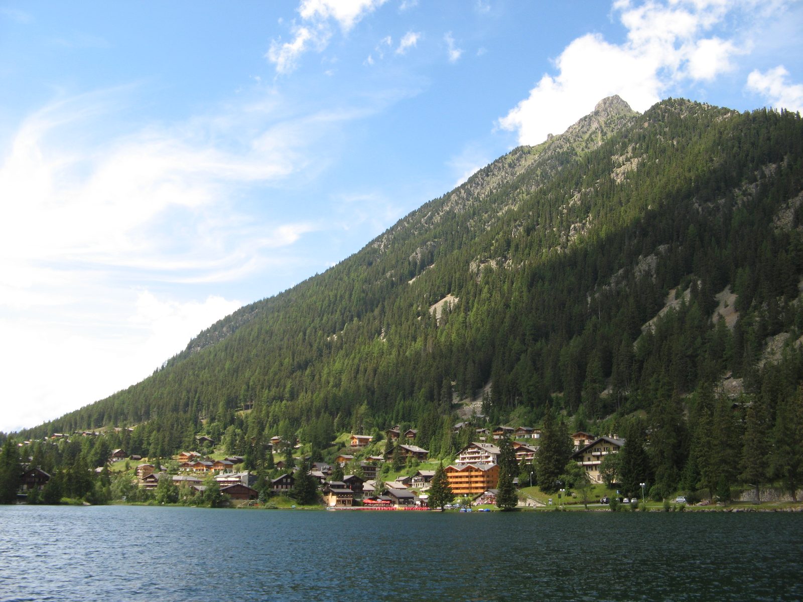 Champex-Lac on the Tour du Mont Blanc
