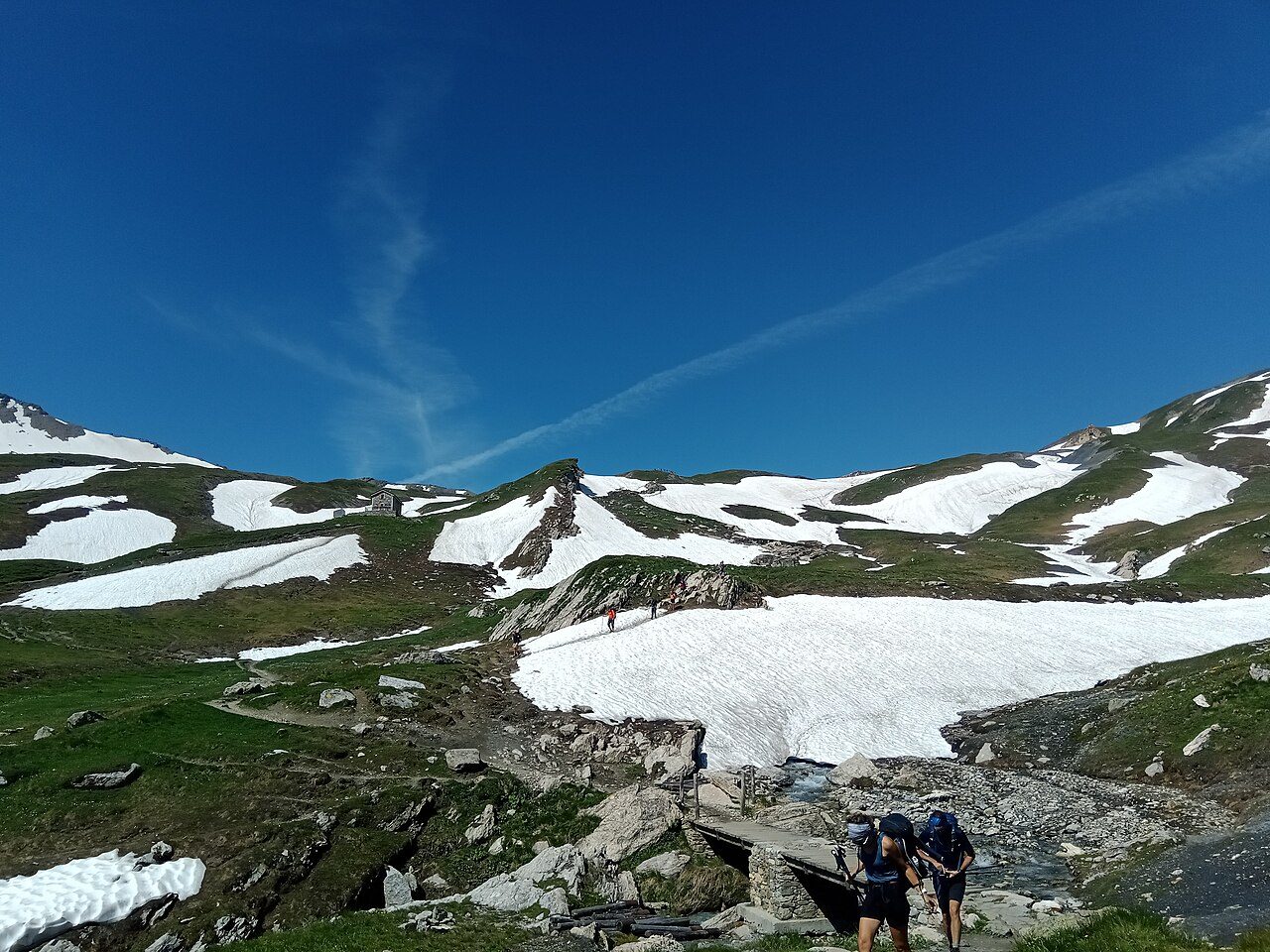Col de la Seigne on the Tour du Mont Blanc