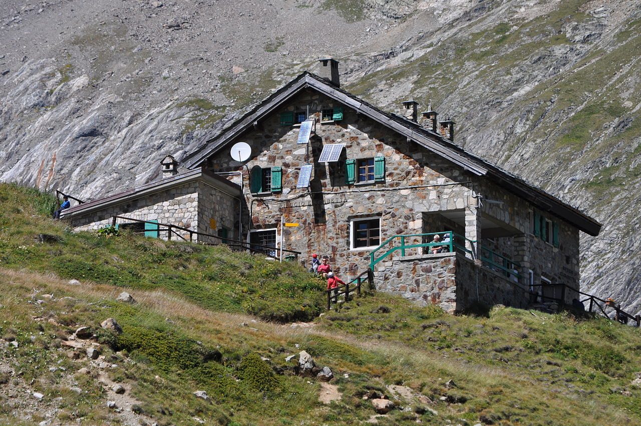 Rifugio Elisabetta on the Tour du Mont Blanc