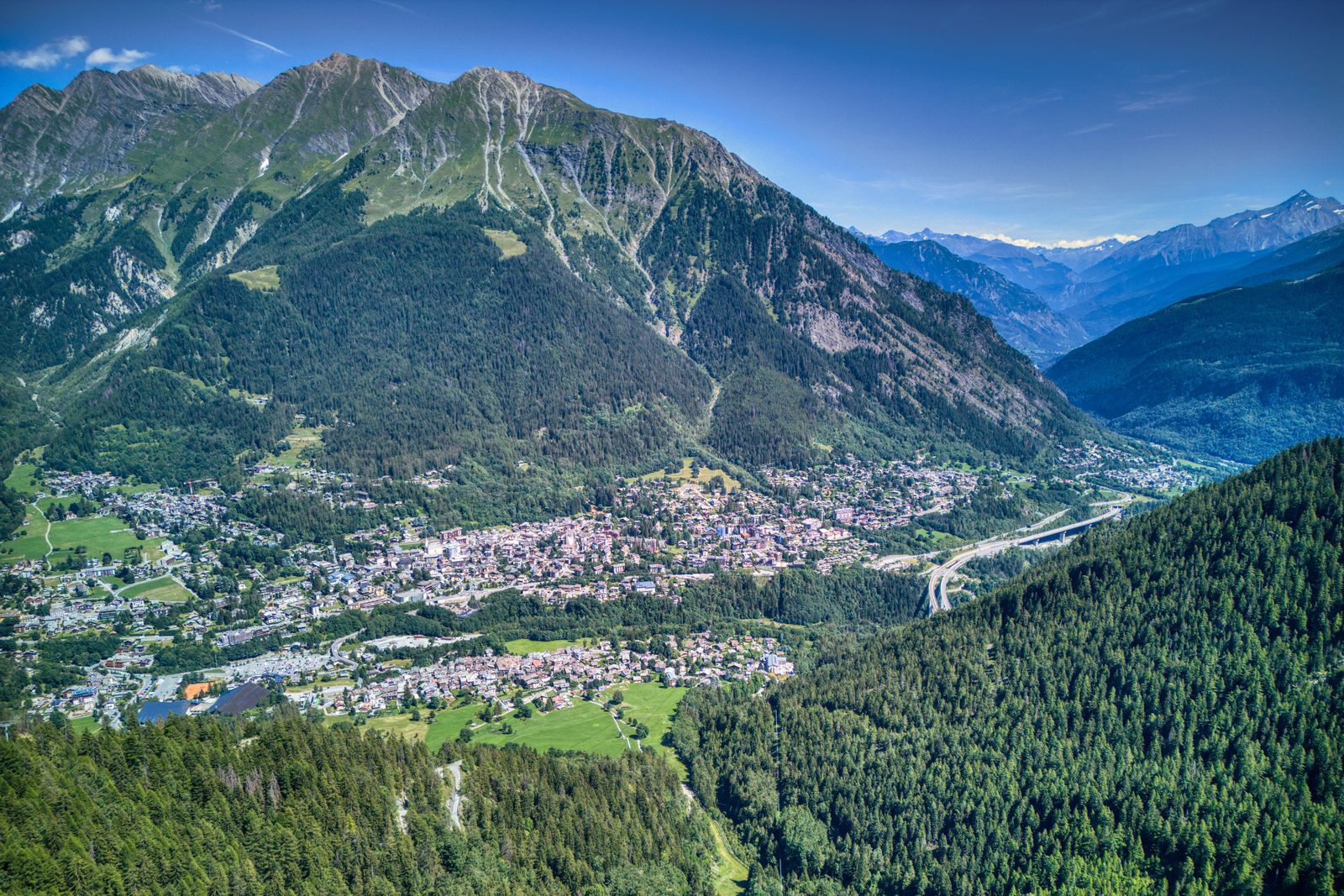 Courmayeur on the Tour du Mont Blanc
